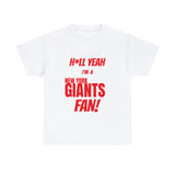 New York Giants Football Unisex Heavy Cotton Tee
