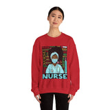 Black Nurse Crewneck Sweatshirt