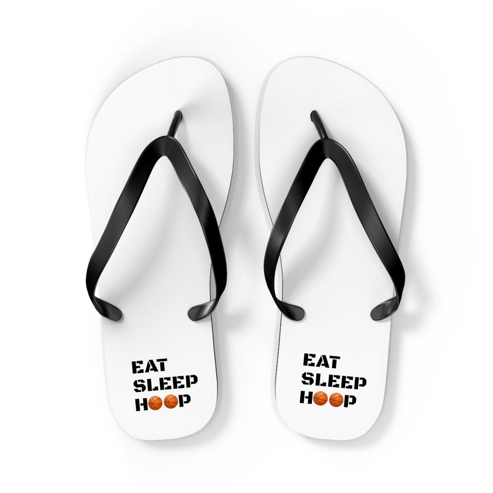 Eat Sleep Hoop Flip Flops