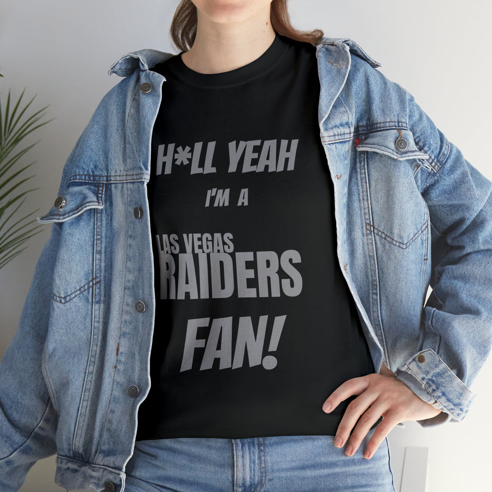 Las Vegas Raiders Football Unisex Heavy Cotton Tee