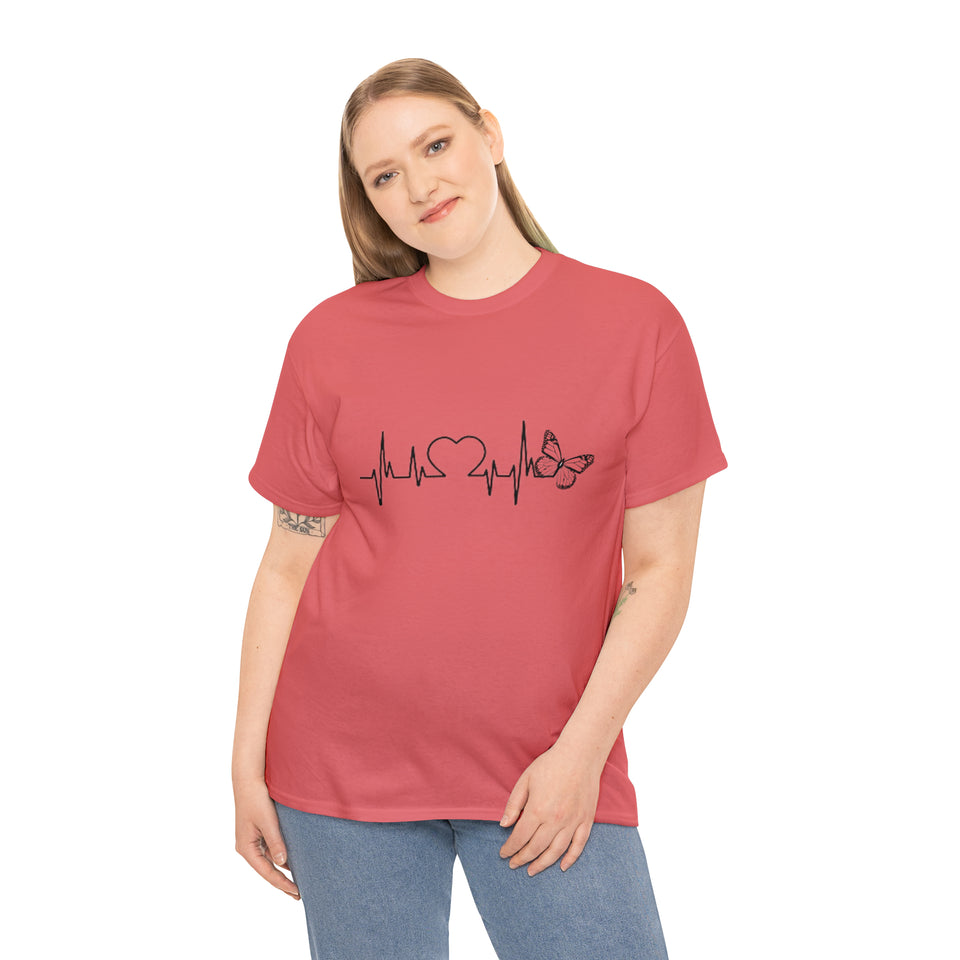 Love Butterflies Unisex Heavy Cotton Tee