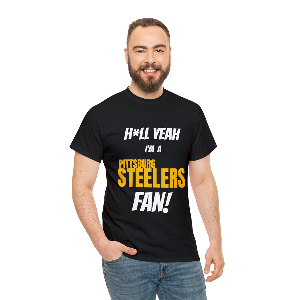 Pittsburgh Steelers Football Unisex Heavy Cotton Tee