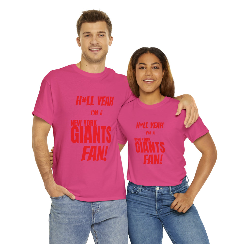 New York Giants Football Unisex Heavy Cotton Tee