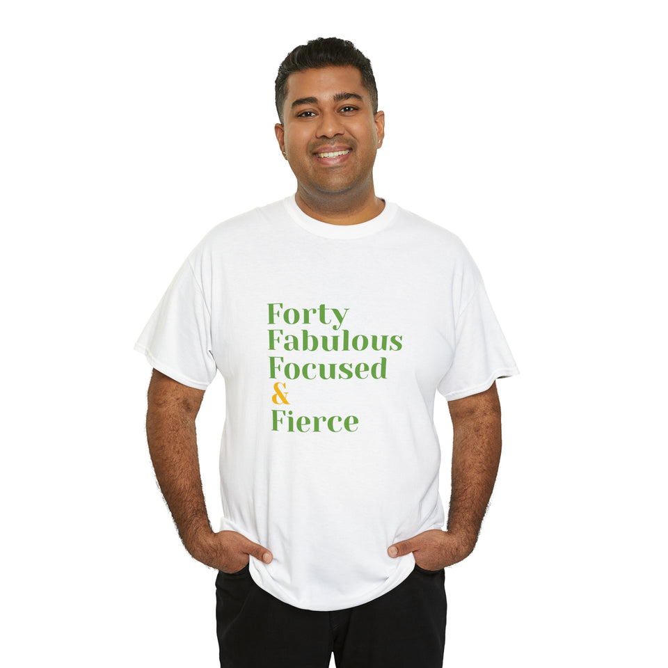 Forty Unisex Heavy Cotton Tee