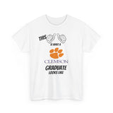 This Is What A Clemson Graduate Looks Like 2025 Unisex Heavy Cotton Tee