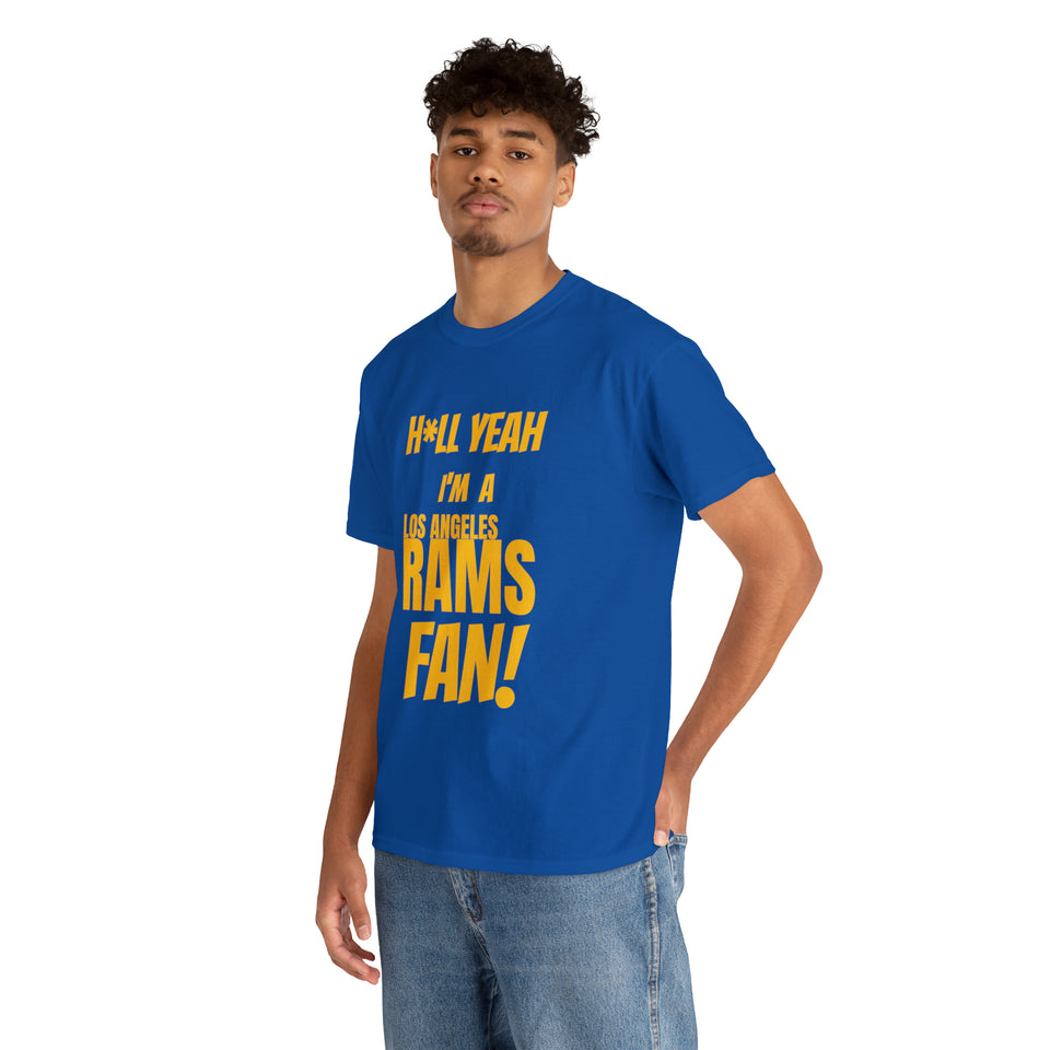 Los Angeles Rams Football Unisex Heavy Cotton Tee