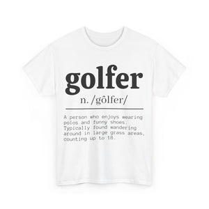 Golfer Unisex Heavy Cotton Tee