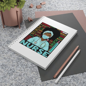 Black Nurse Spiral Notebook