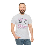 This Queen Was Born In October Unisex Heavy Cotton Tee
