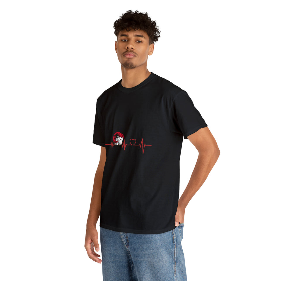 WSSU Heart Beat Unisex Heavy Cotton Tee