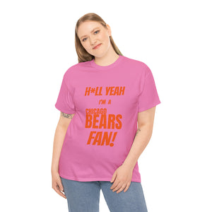Chicago Bears Football Unisex Heavy Cotton Tee
