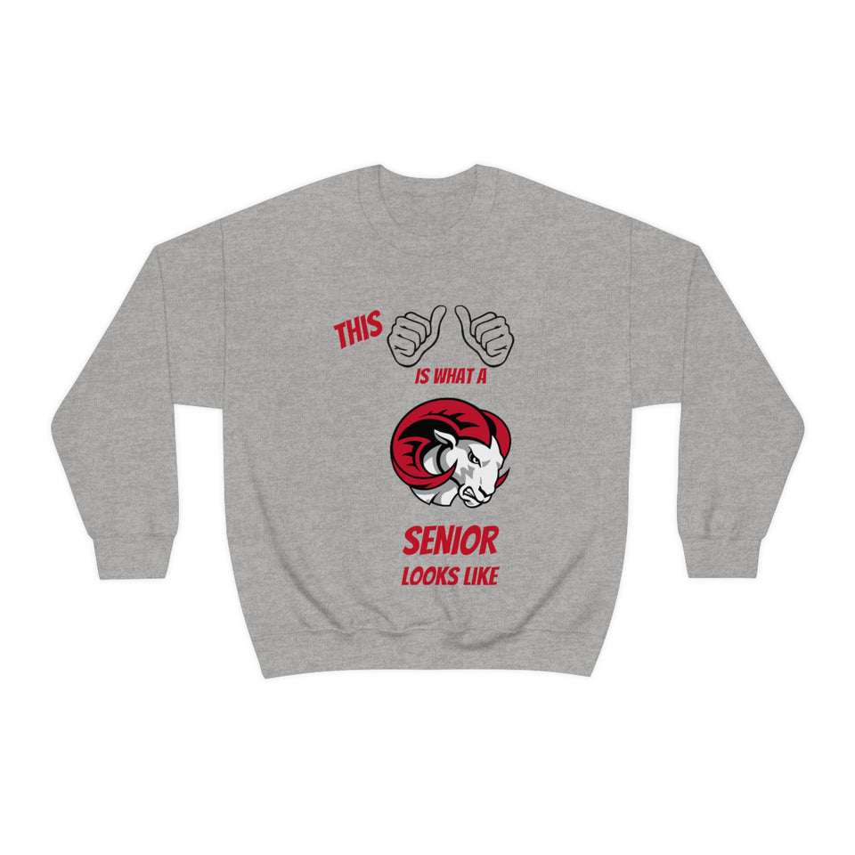 This Is What A WSSU Senior Looks Like Unisex Heavy Blend™ Crewneck Sweatshirt