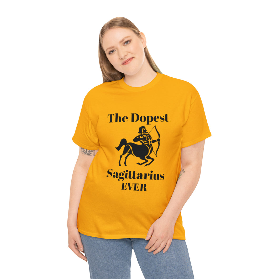 The Dopest Sagittarius Ever Unisex Heavy Cotton Tee