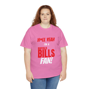 Buffalo Bills Football Unisex Heavy Cotton Tee