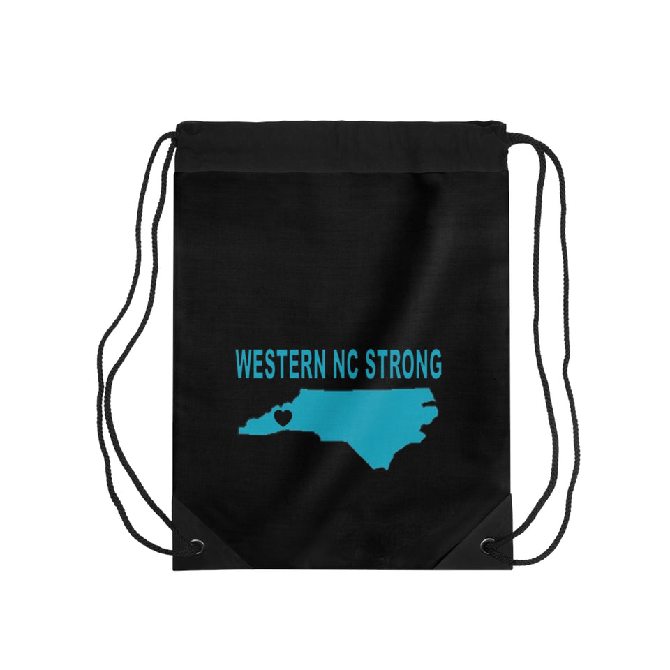Western NC Strong Drawstring Bag
