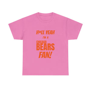 Chicago Bears Football Unisex Heavy Cotton Tee