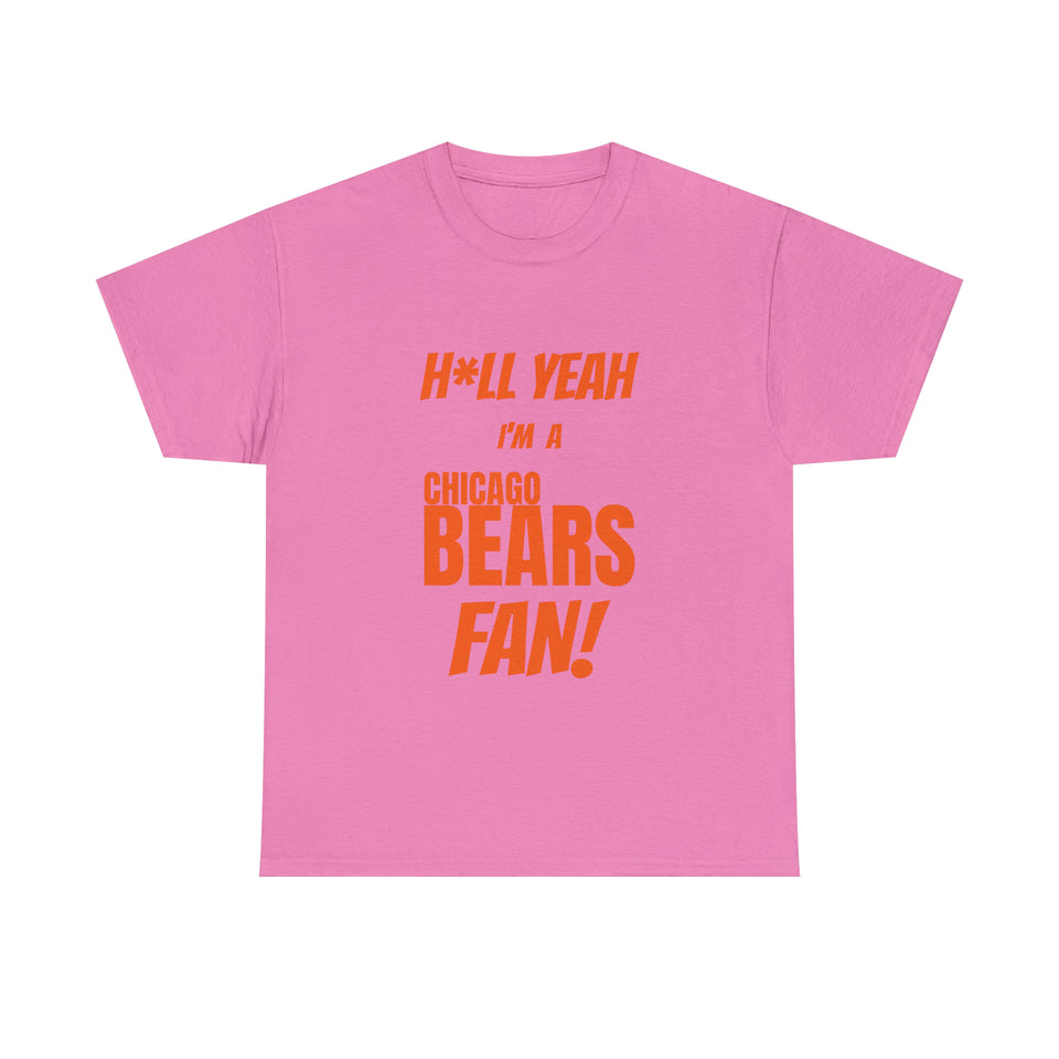 Chicago Bears Football Unisex Heavy Cotton Tee
