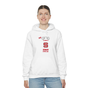 This Is What A NC State Senior Looks Like Unisex Heavy Blend™ Hooded Sweatshirt