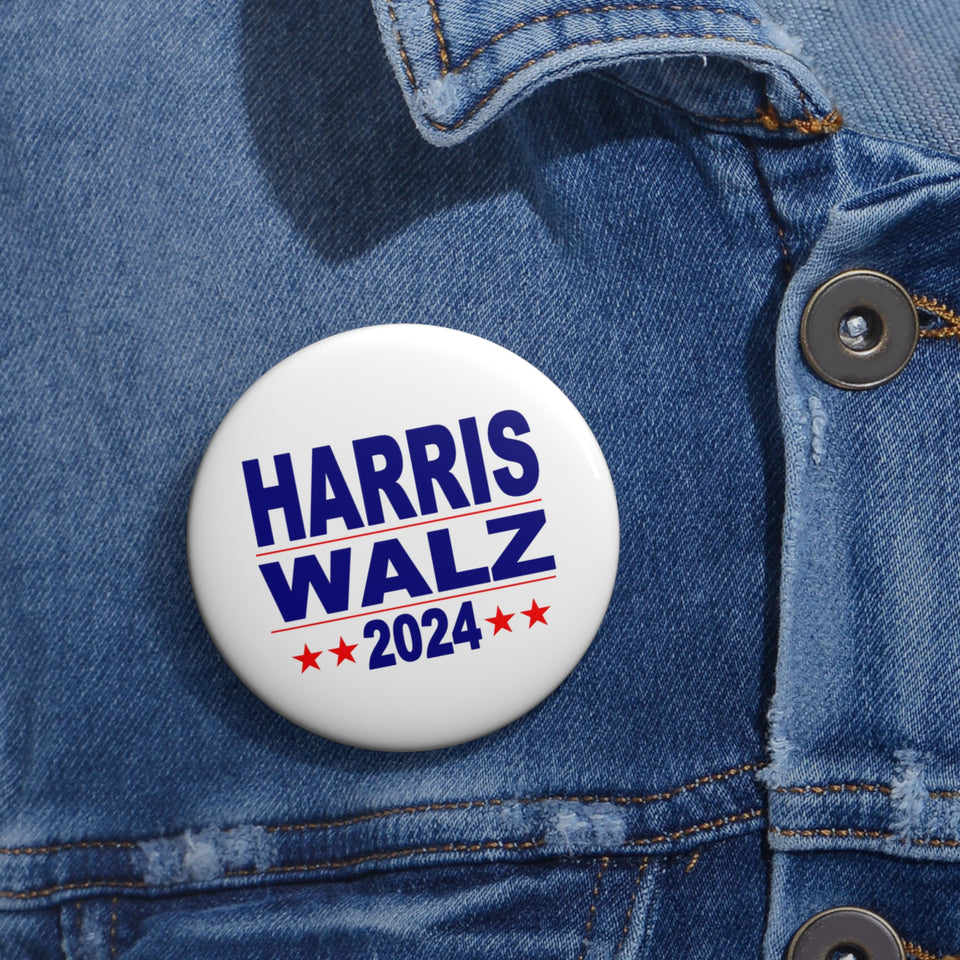 Harris Walz 2024 Custom Pin Buttons