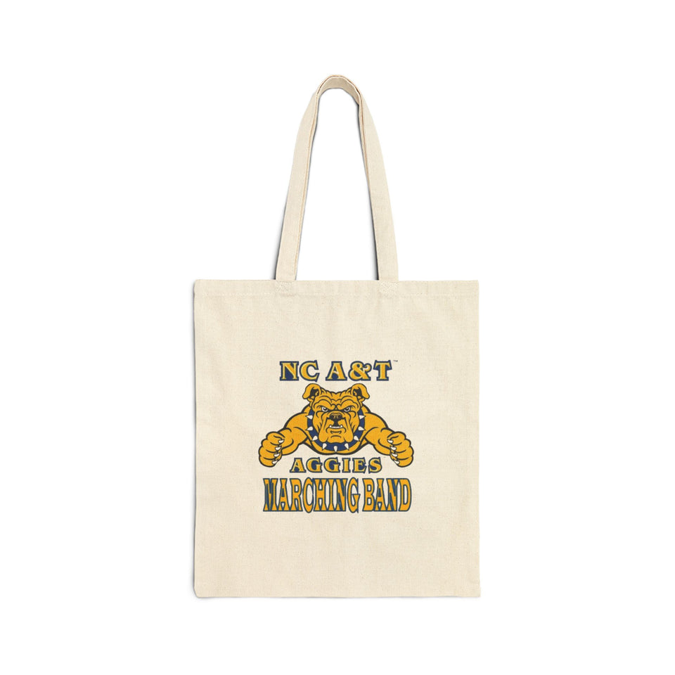 NC A&T Marching Band Cotton Canvas Tote Bag