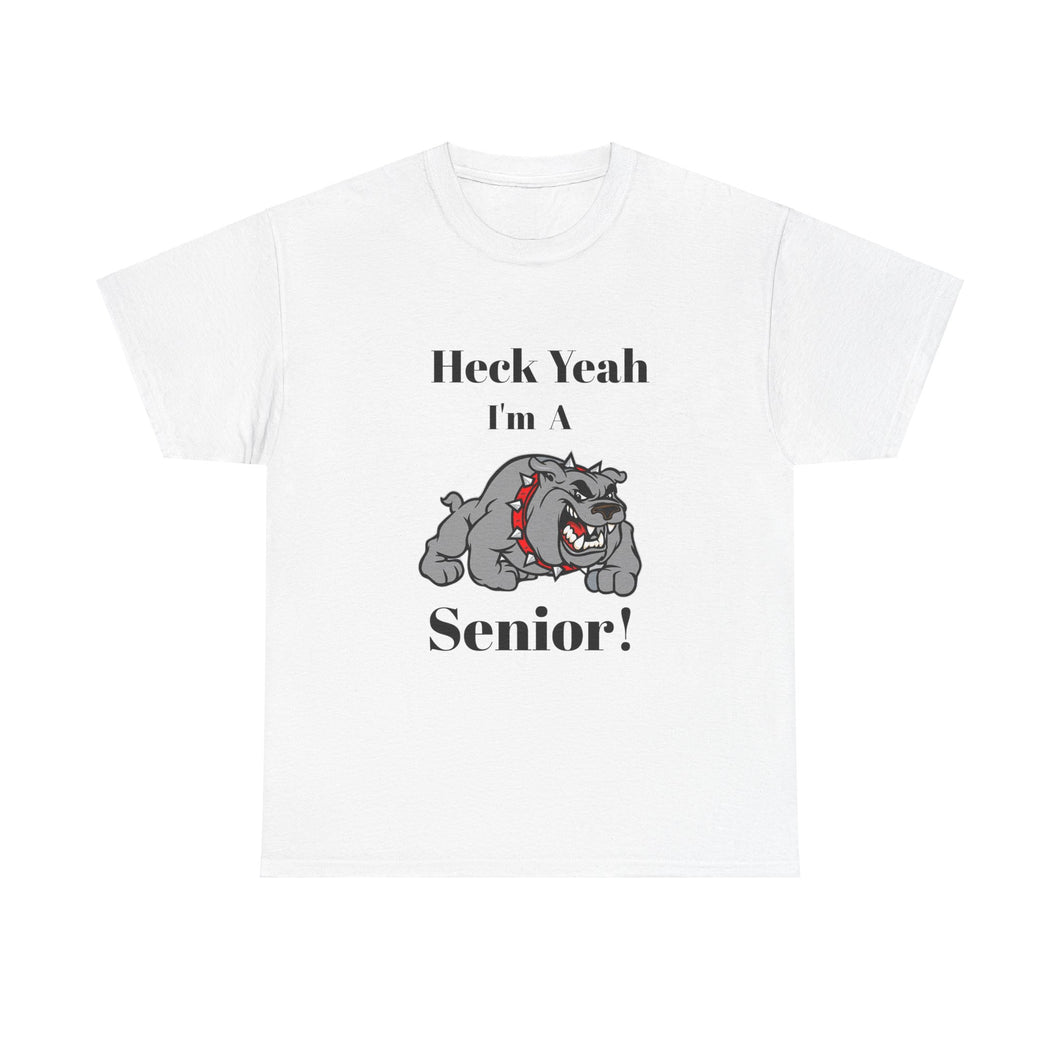 Heck Yeah I'm A Butler High School Senior Class Of 2025 Unisex Heavy Cotton Tee