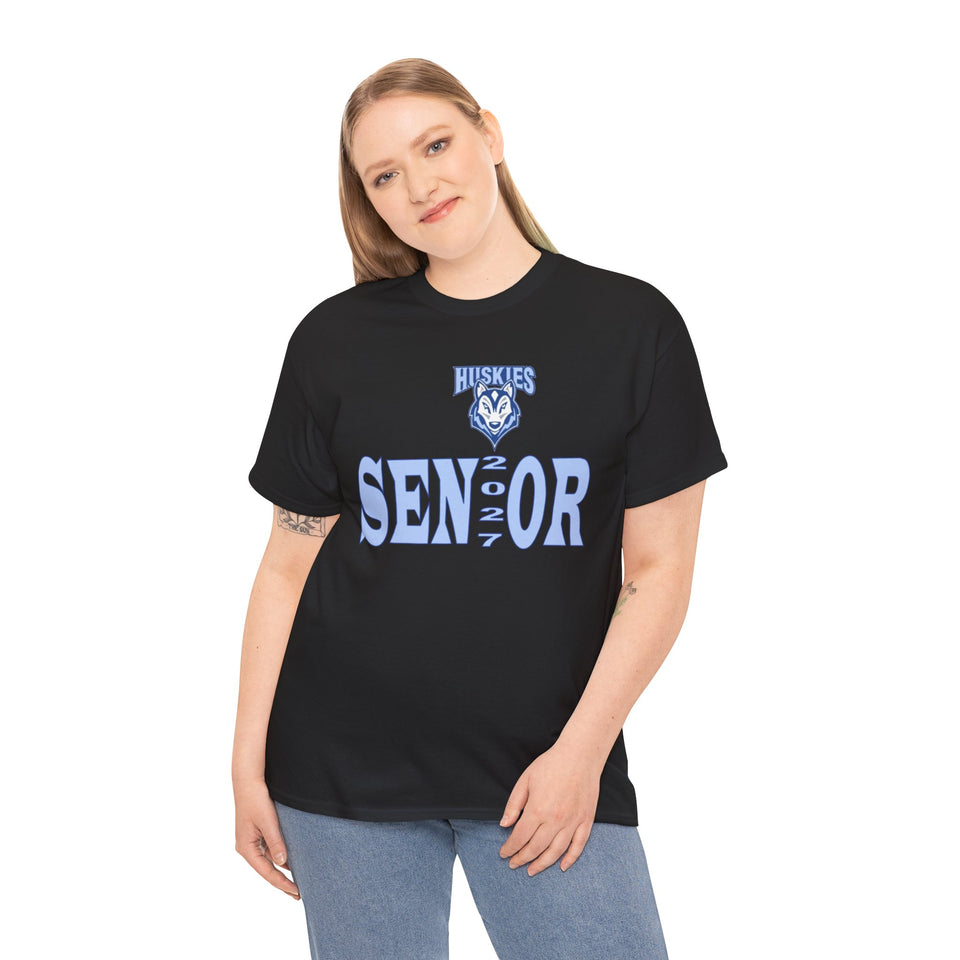 Hunter Huss HS Senior 2027 Unisex Heavy Cotton Tee