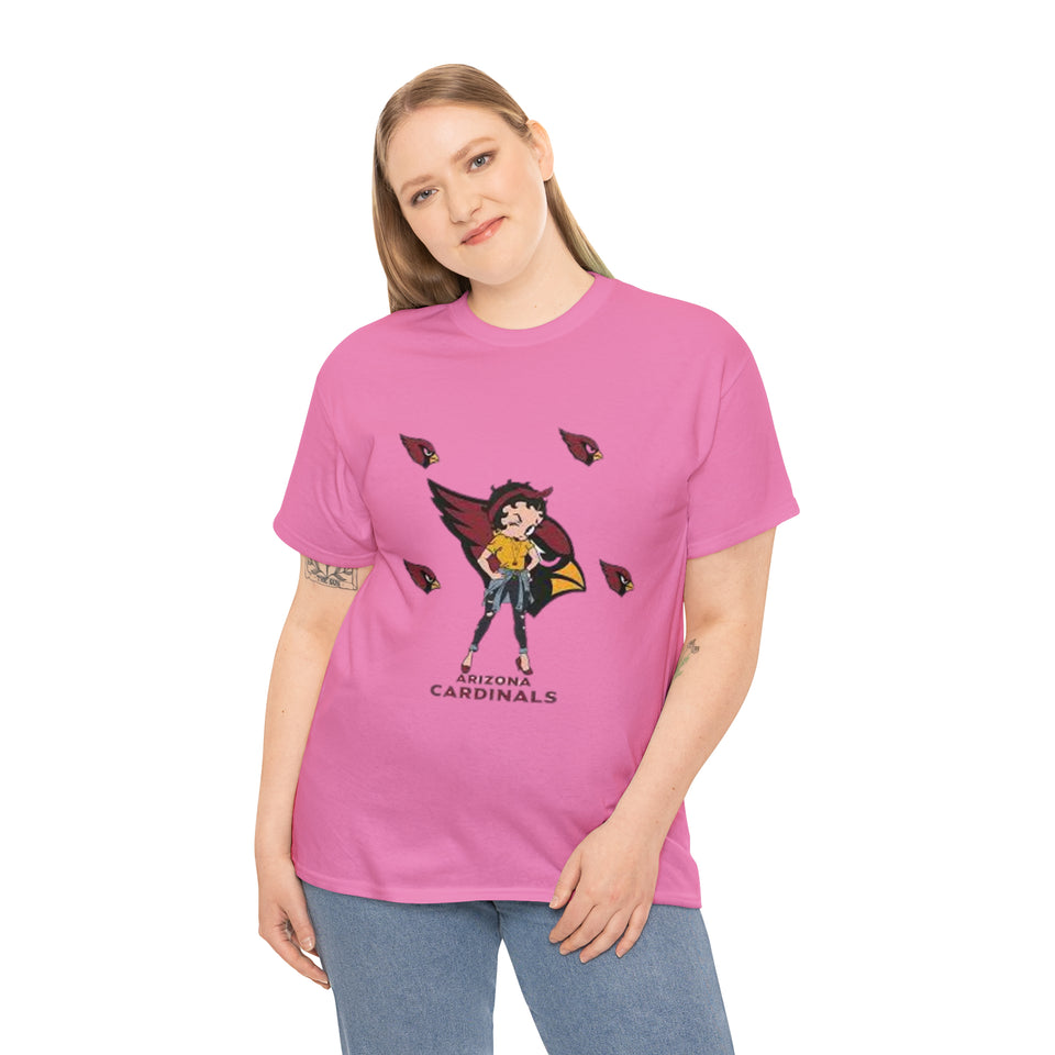 Arizona Cardinals Betty Unisex Heavy Cotton Tee