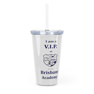 Brisbane Academy VIP Plastic Tumbler with Straw