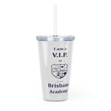 Brisbane Academy VIP Plastic Tumbler with Straw