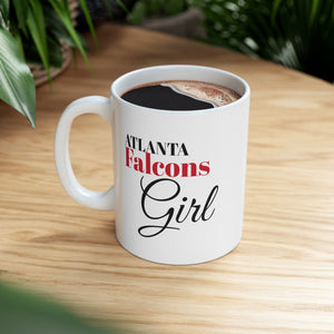 Atlanta Falcons Girl Ceramic Mug 11oz
