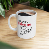 Atlanta Falcons Girl Ceramic Mug 11oz