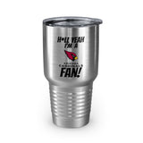 H*ll Yeah I'm A Arizona Cardinals Fan Ringneck Tumbler, 30oz