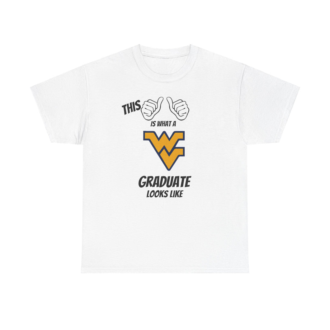 This Is What A West Virginia Graduate Looks Like 2025 Unisex Heavy Cotton Tee