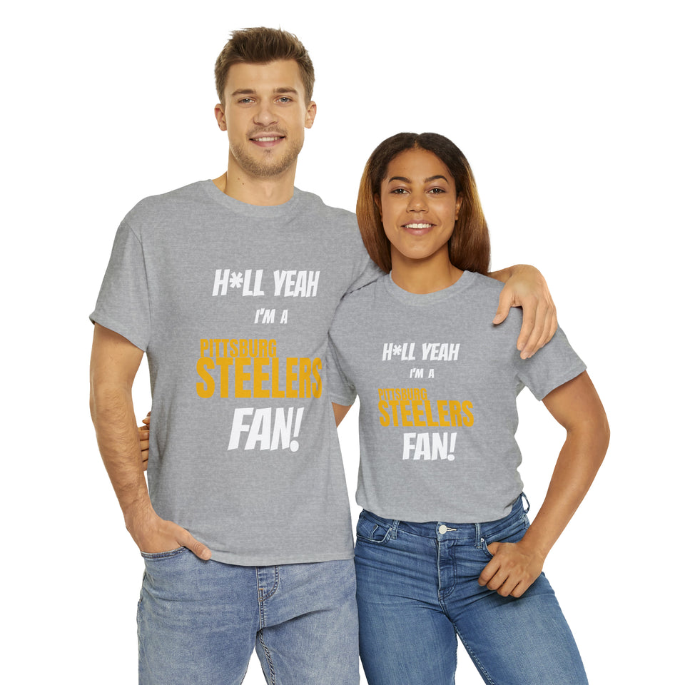 Pittsburgh Steelers Football Unisex Heavy Cotton Tee