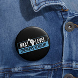 Next Level Speakers Academy Custom Pin Buttons