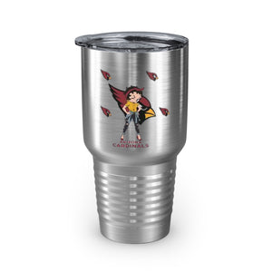 Arizona Cardinals Girl Ringneck Tumbler, 30oz