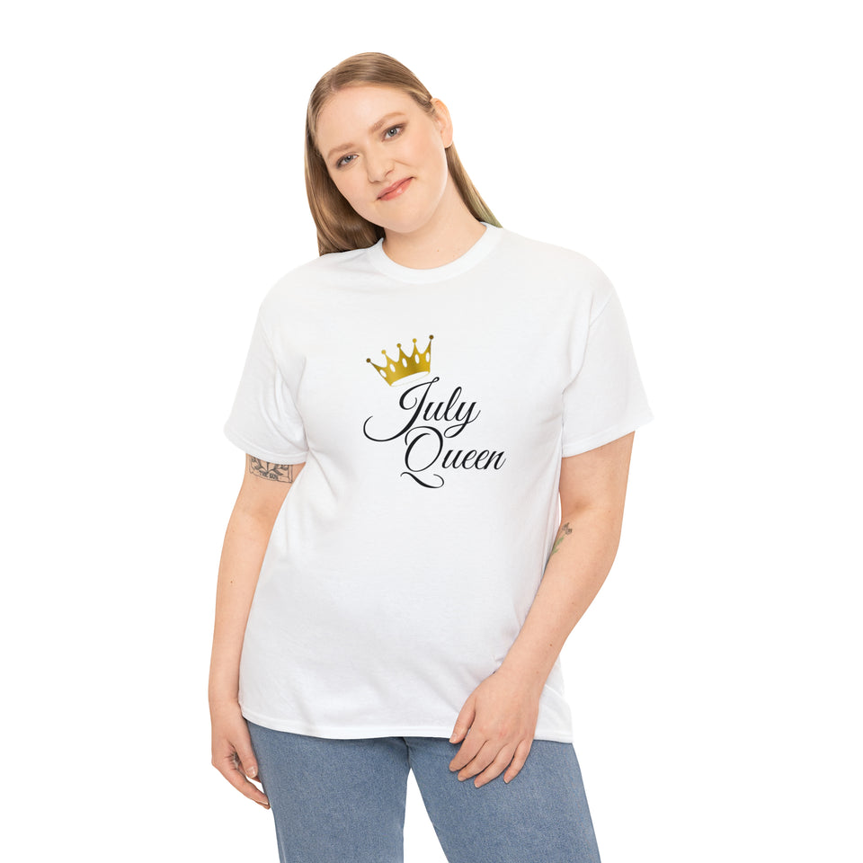 July Queen Unisex Heavy Cotton Tee