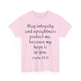 Psalm 25:21 Unisex Heavy Cotton Tee