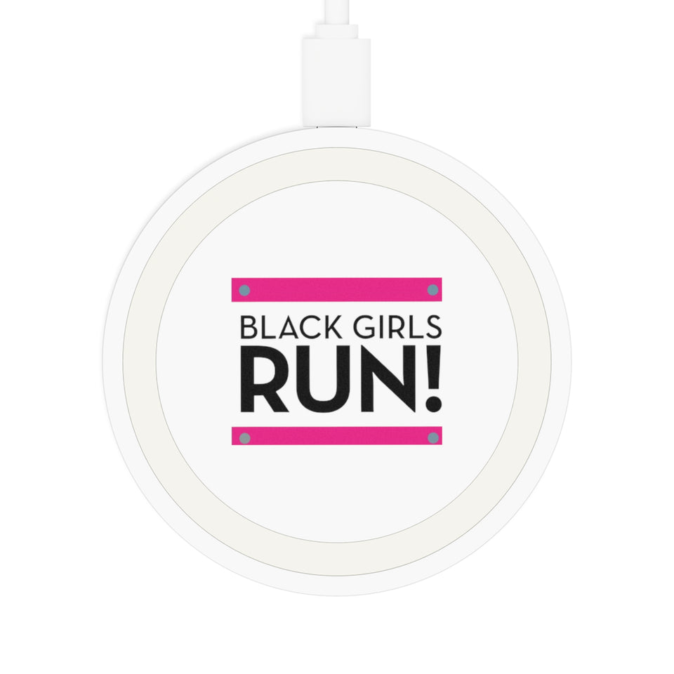 Black Girls Run Quake Wireless Charging Pad