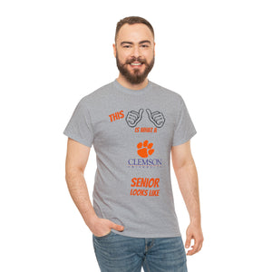 This Is What A Clemson Senior Looks Like Unisex Heavy Cotton Tee