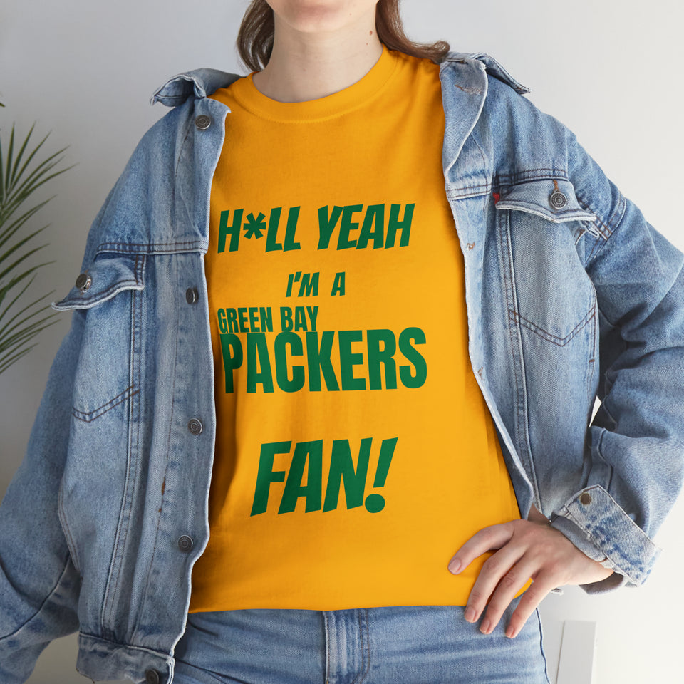 Green Bay Packers Football Unisex Heavy Cotton Tee