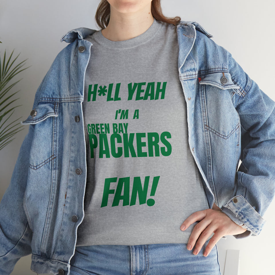 Green Bay Packers Football Unisex Heavy Cotton Tee