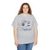 This Queen was Born In September Unisex Heavy Cotton Tee