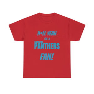 Carolina Panthers Football Unisex Heavy Cotton Tee