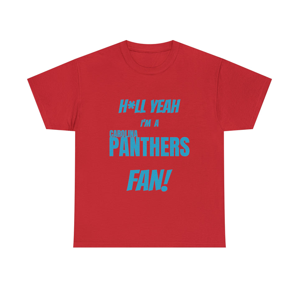 Carolina Panthers Football Unisex Heavy Cotton Tee