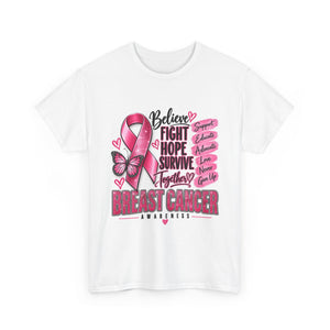 Breast Cancer Awareness Unisex Heavy Cotton Tee