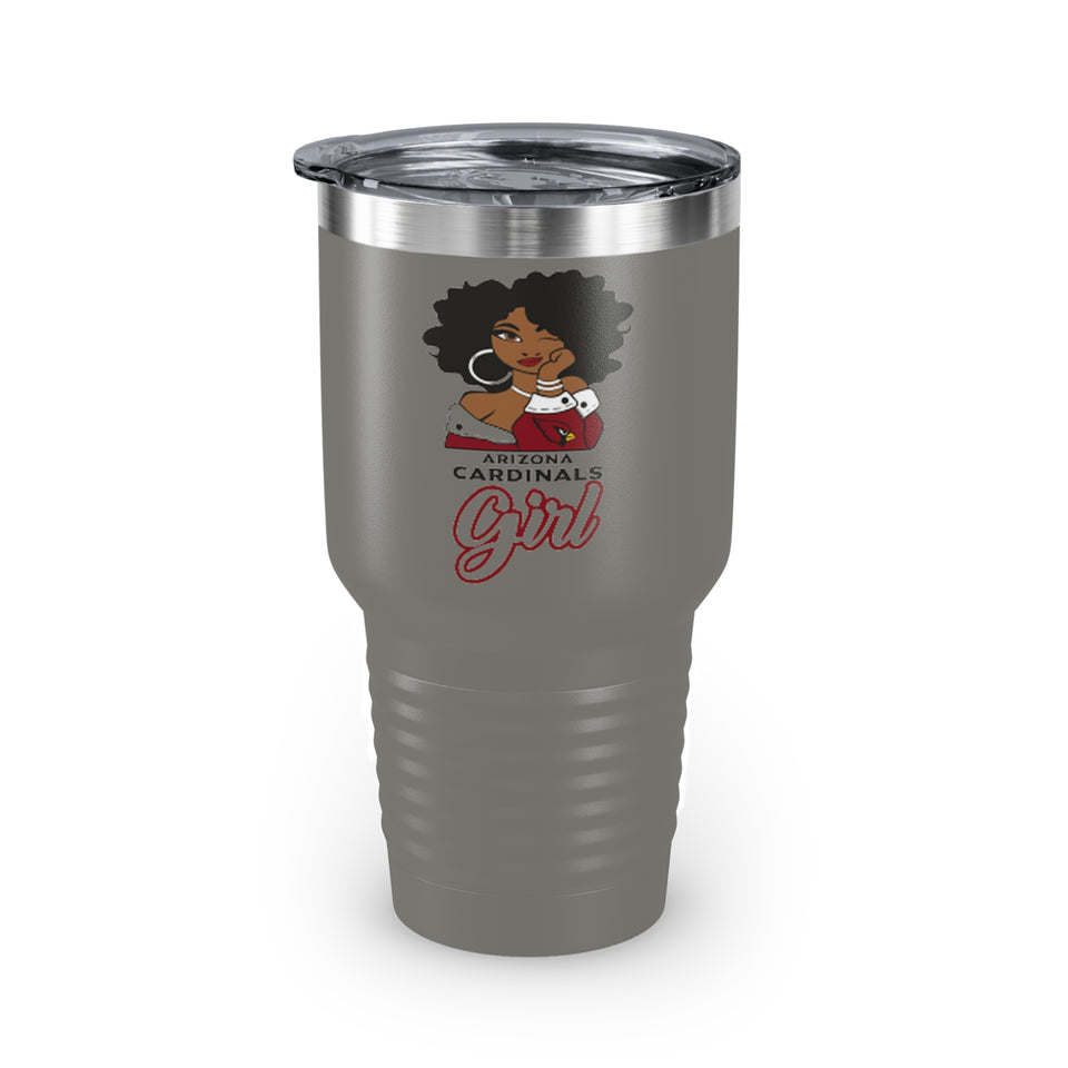 Arizona Cardinals Girl Ringneck Tumbler, 30oz