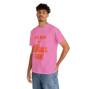 Cincinatti Bengals Football Unisex Heavy Cotton Tee