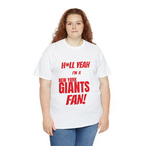 New York Giants Football Unisex Heavy Cotton Tee
