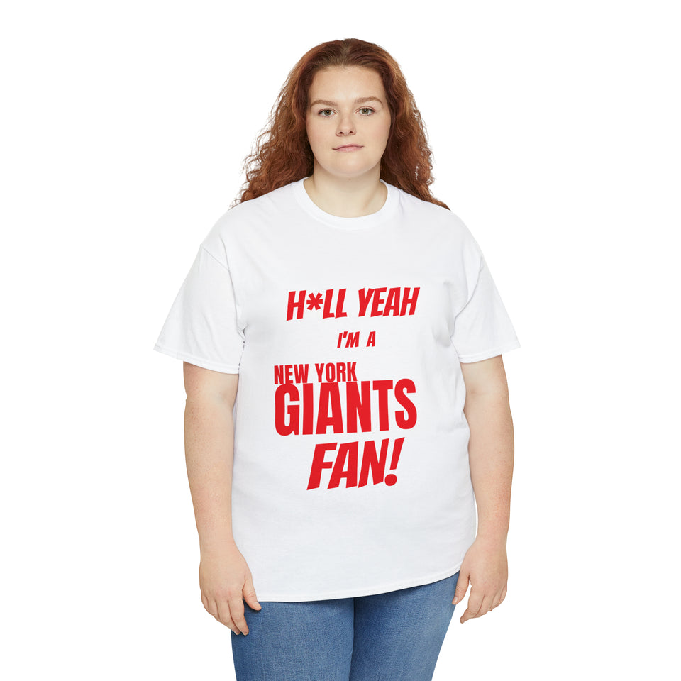 New York Giants Football Unisex Heavy Cotton Tee